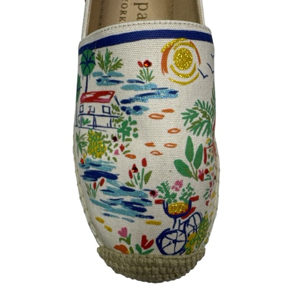 Kate Spade Coastal Vacation Espadrilles Shoe NWOT Size: 8 1/2 - Picture 7 of 10